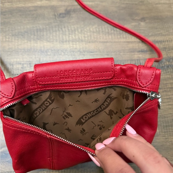 Longchamp Vibrant Red Shoulder Bag
